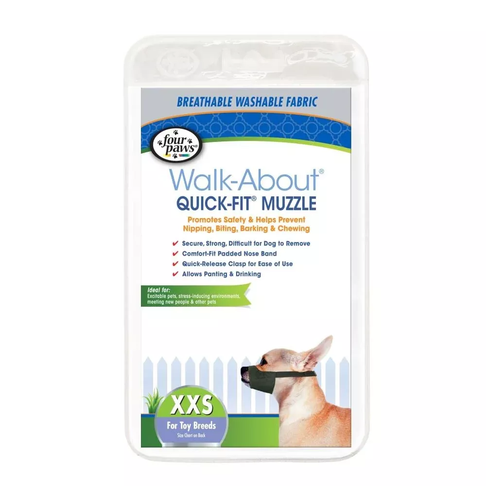Four Paws Quick-Fit Dog Muzzle 0-XX-Small