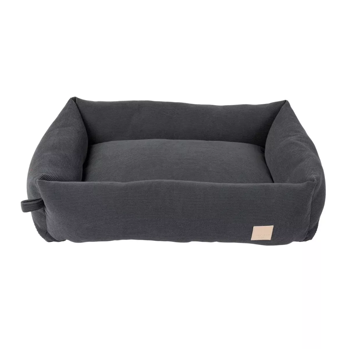 FuzzYard Life Bed – Corduroy Bed for Dogs – Slate Grey Small