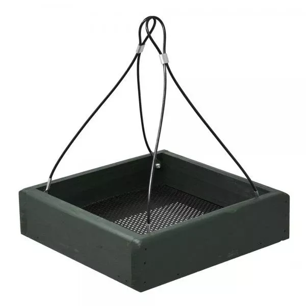 Gold Crest Petite Green Hanging Tray Feeder