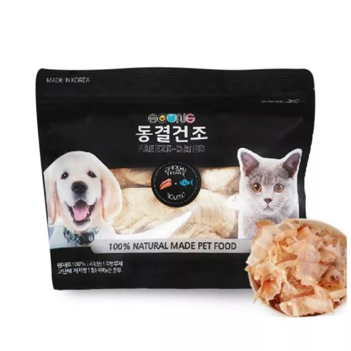 GOONG Freeze-dried Chicken Tender + Bonito 40g