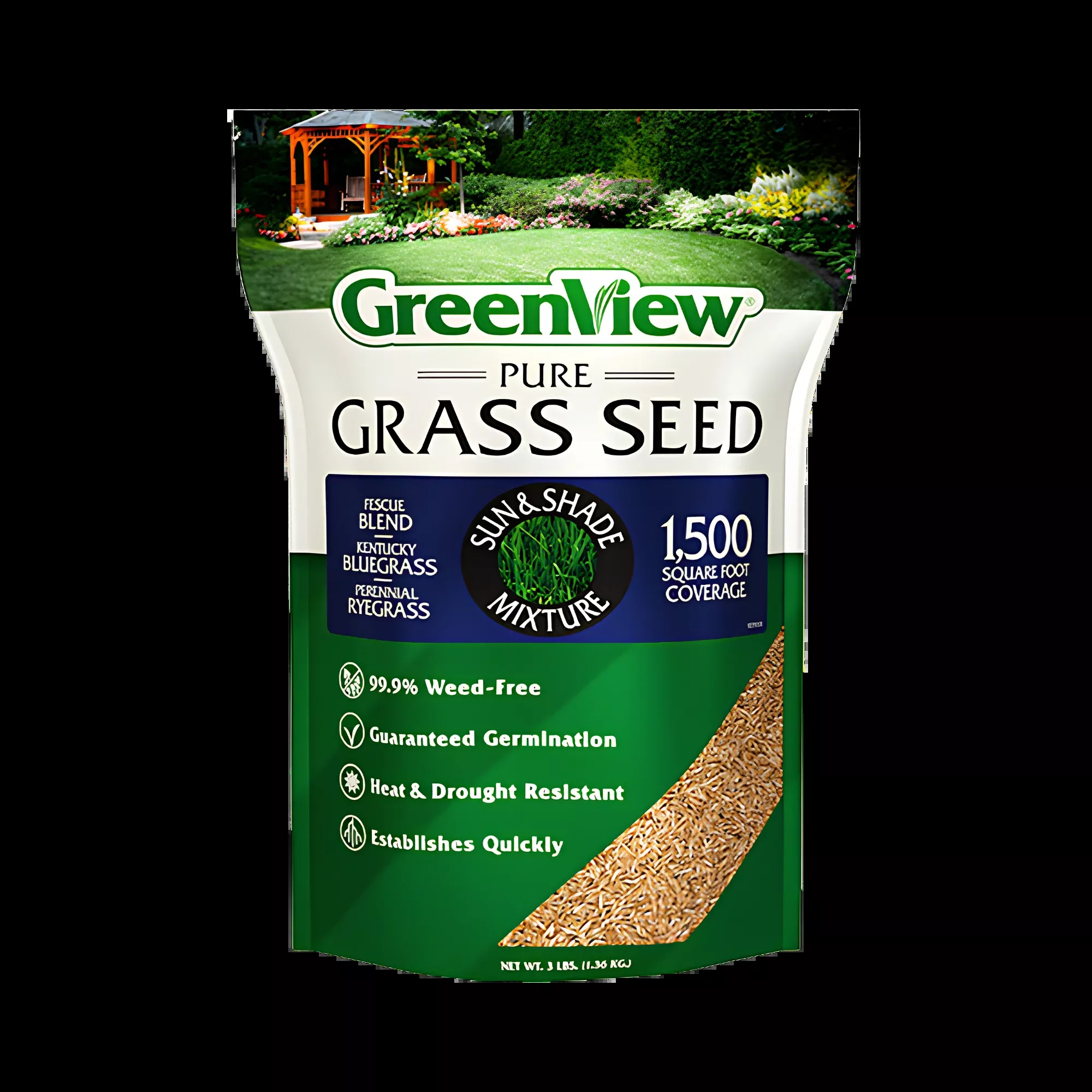 Greenview Pure Grass Seed Sun & Shade Mixture