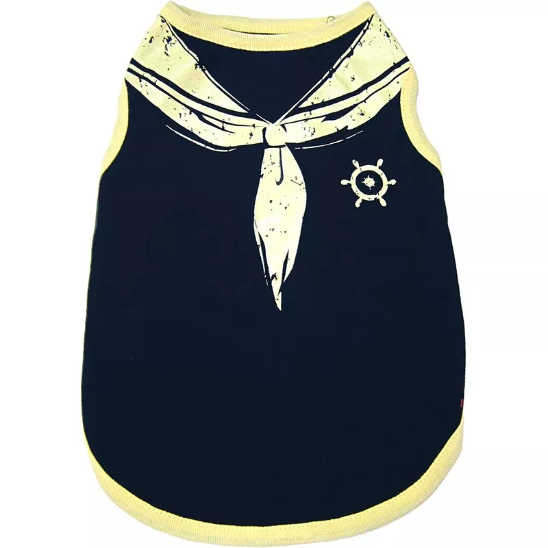 Happy Puppy Blue Sailor Tank Top