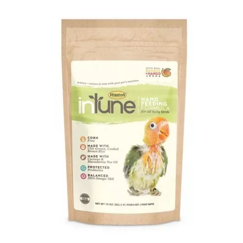 Higgins, Intune Hand Feed Formula All Baby Birds, 10 Oz