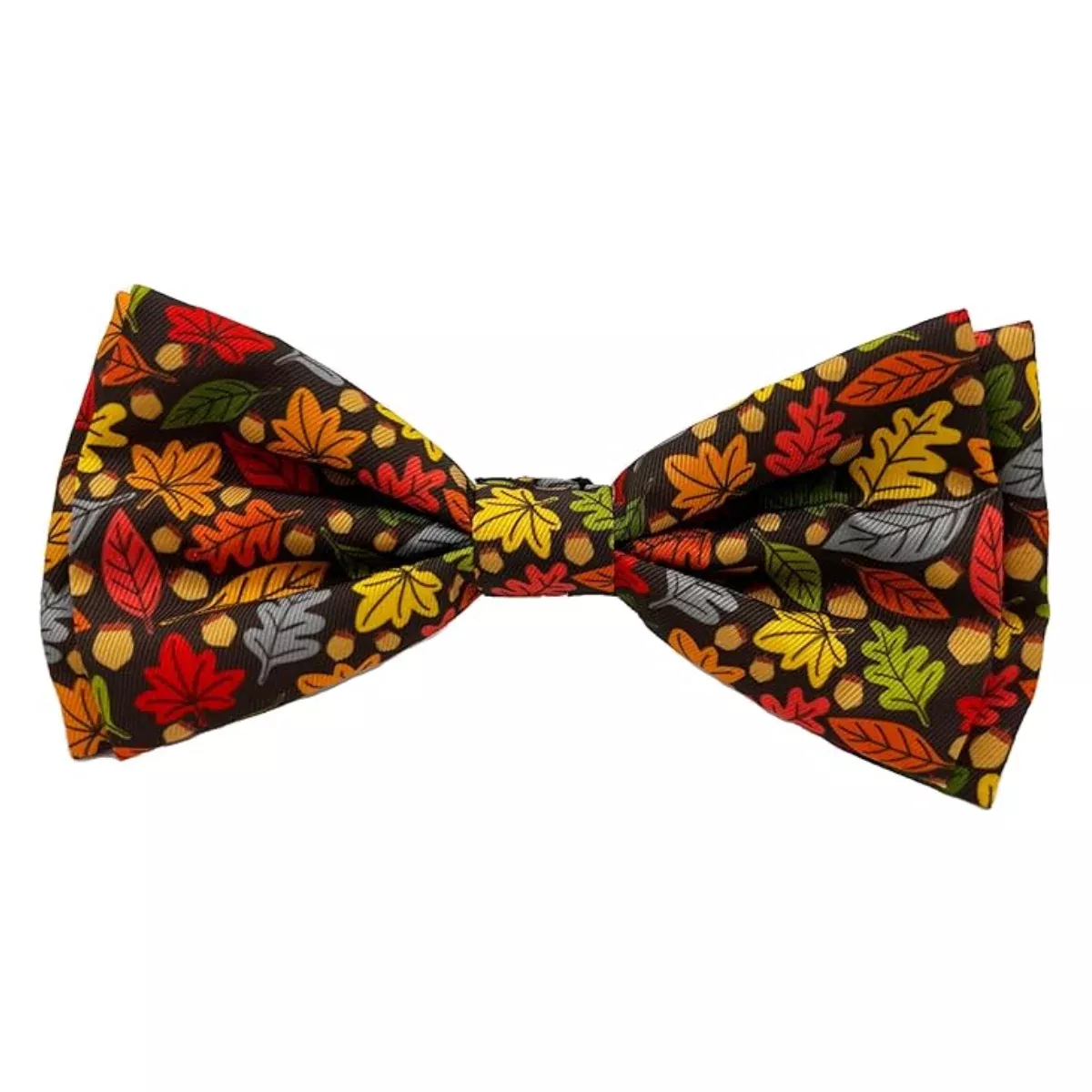 Huxley & Kent Leaves & Nuts Bow Tie for Dogs & Cats 4″