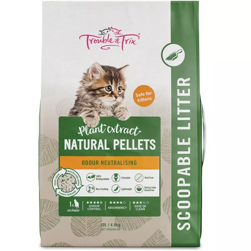 IN STORE ONLY Trouble&Trix Natural Pellets 10L Original Scent