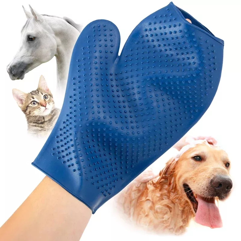 Jeffers GROOMIT – Rubber Grooming Glove for Animals