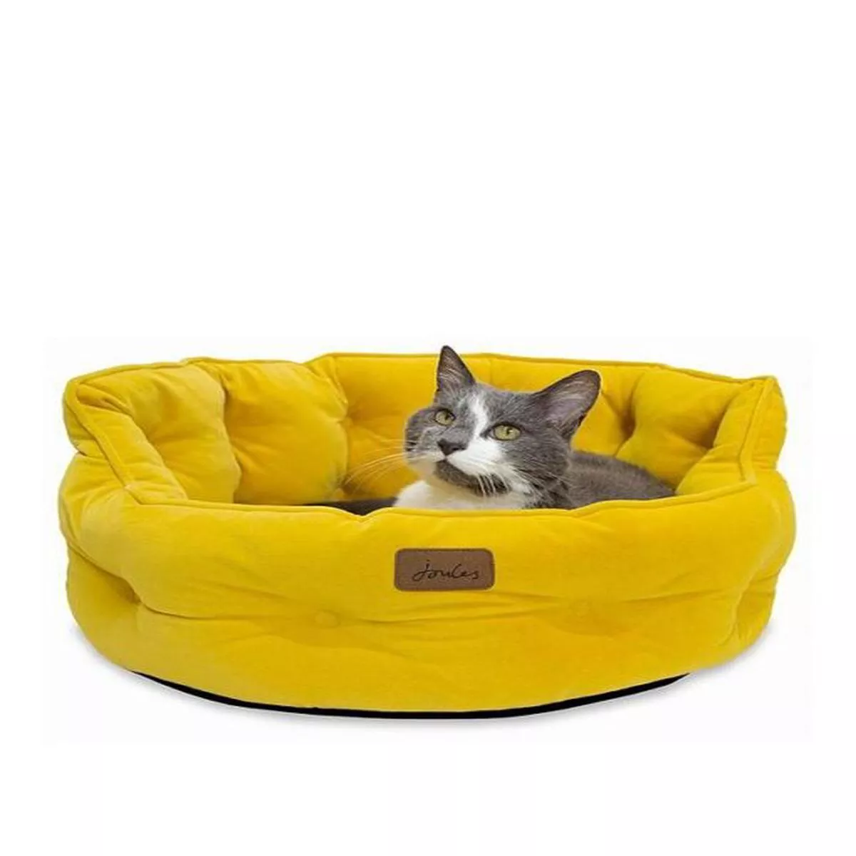 Joules CHESTERFIELD PET BED YELLOW SMALL 55x42x20cm