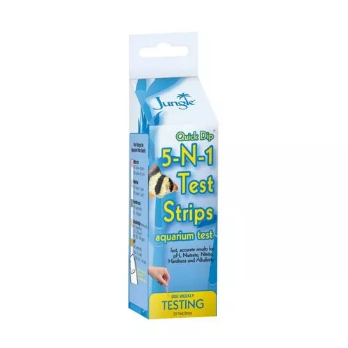 Jungle Labs, Quick Dip 5 In 1 Aquarium Test Strip, 1 Each