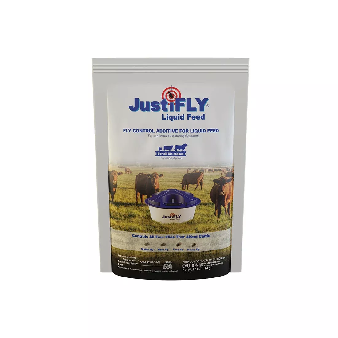JustiFLY Liquid Feed Fly Control Additive
