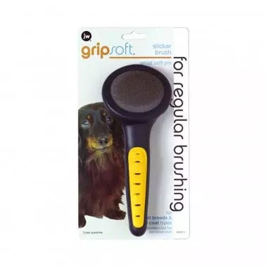 JW Gripsoft Slicker Brush with Soft Pins