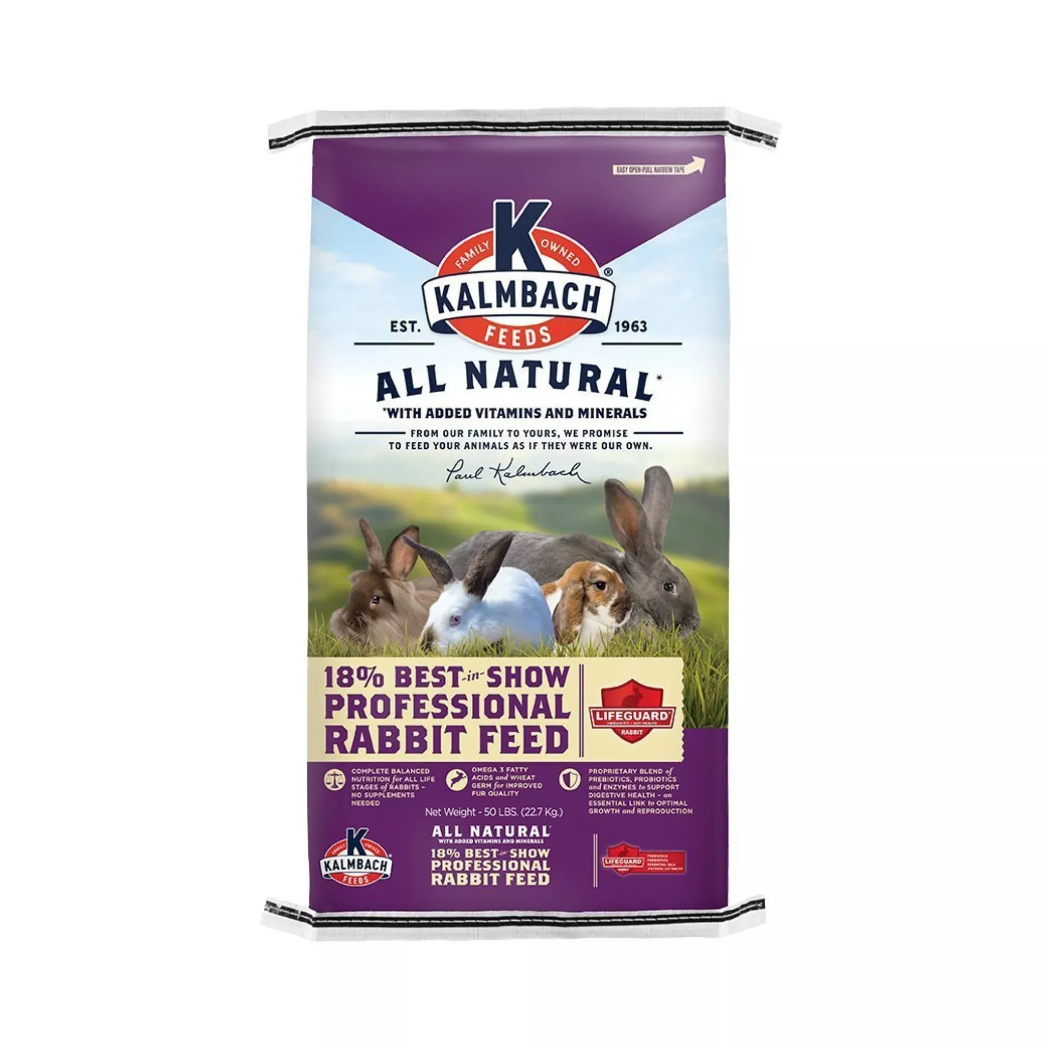 Kalmbach Feeds 18% Best-in-Show Rabbit Feed