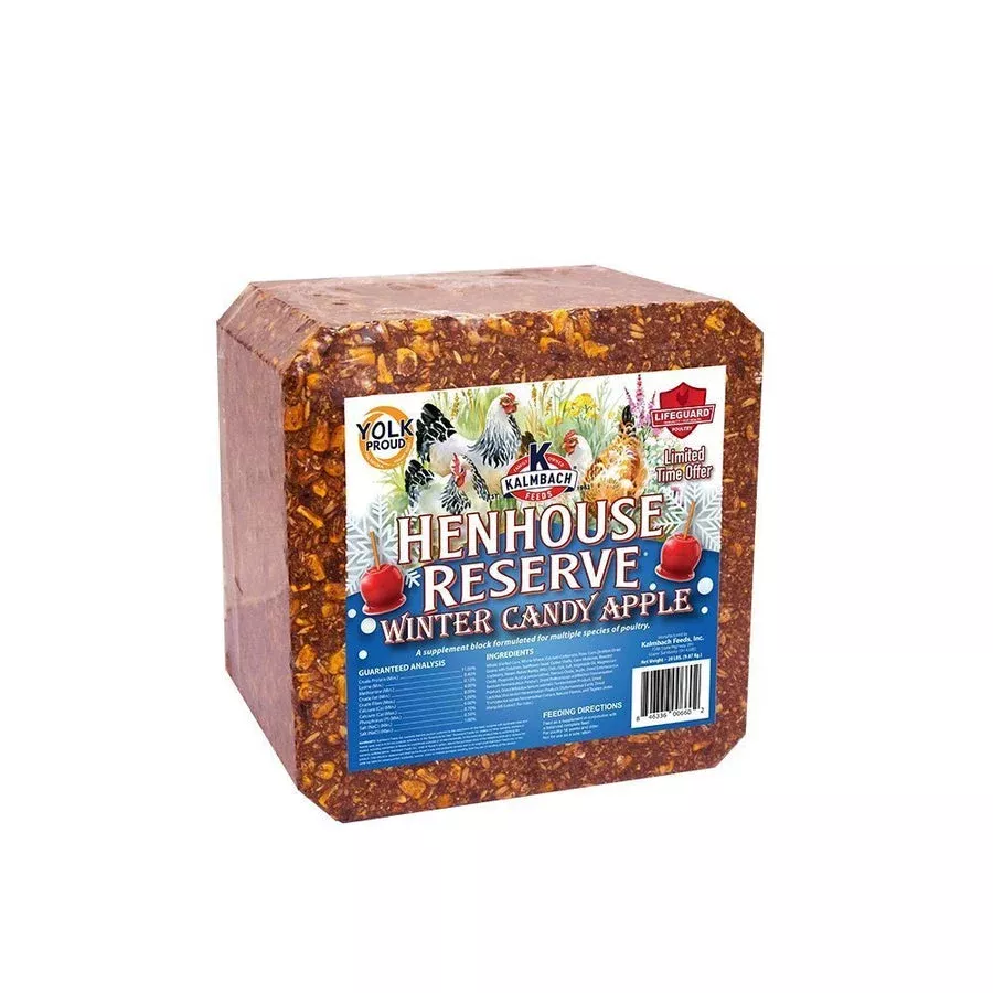 Kalmbach Feeds Henhouse Reserve Winter Candy Apple Block