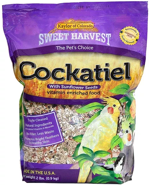 Kaylor of Colorado Cockatiel with Sunflower Seeds 20lb