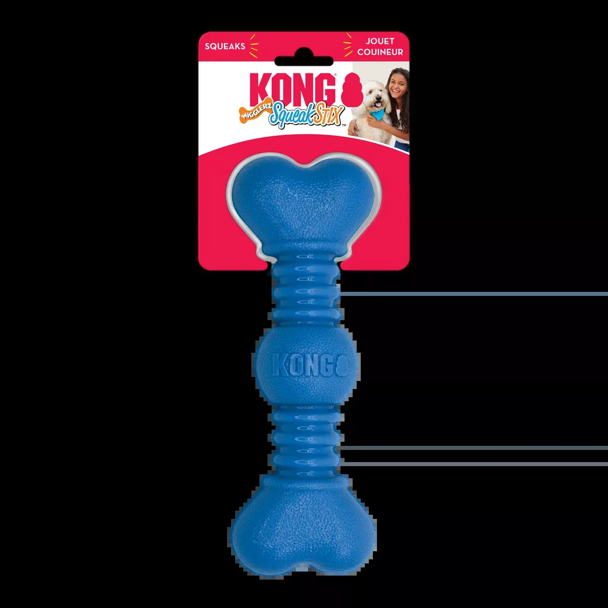 Kong SqueakStix Wigglerz*