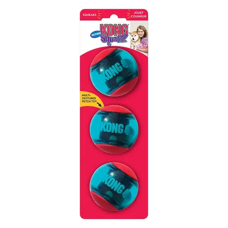 KONG Squezz Action Red