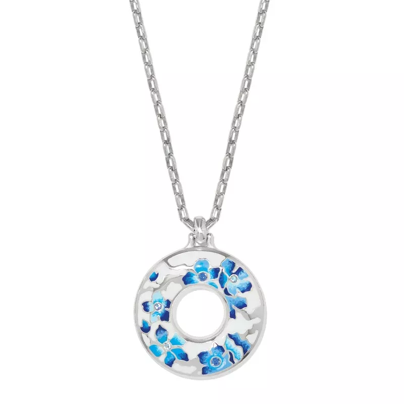 Kyoto In Bloom Indigo Ring Necklace