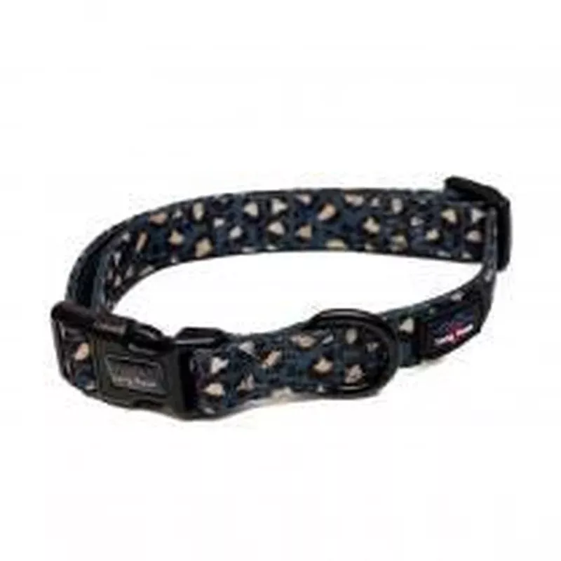 Long Paws – Funk the Dog Collar-Leopard Green Gold Small