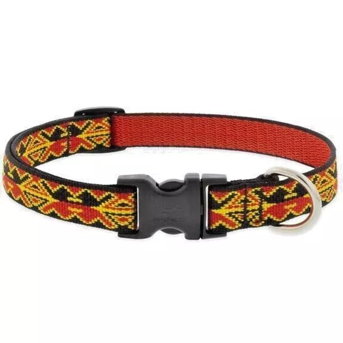 Lupine Collar 3/4″ Wide x 9-14″ Neck Size Monarch Red