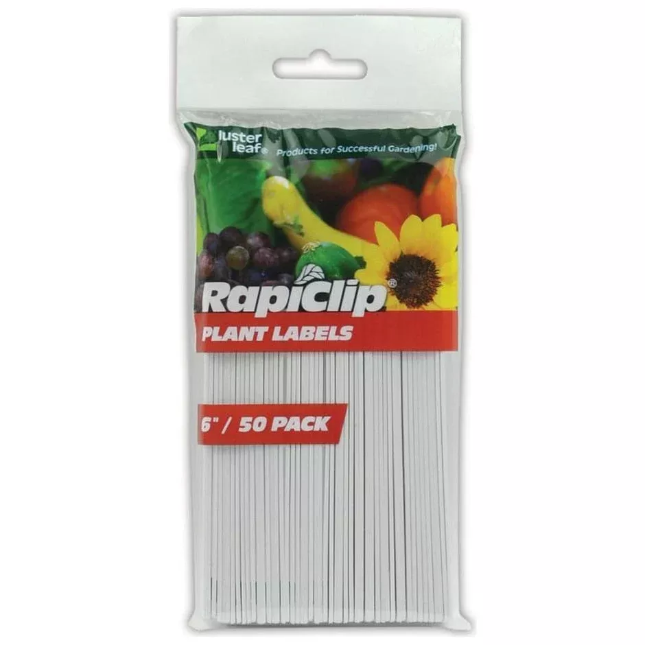 LUSTER LEAF RAPICLIP PLASTIC PLANT LABELS
