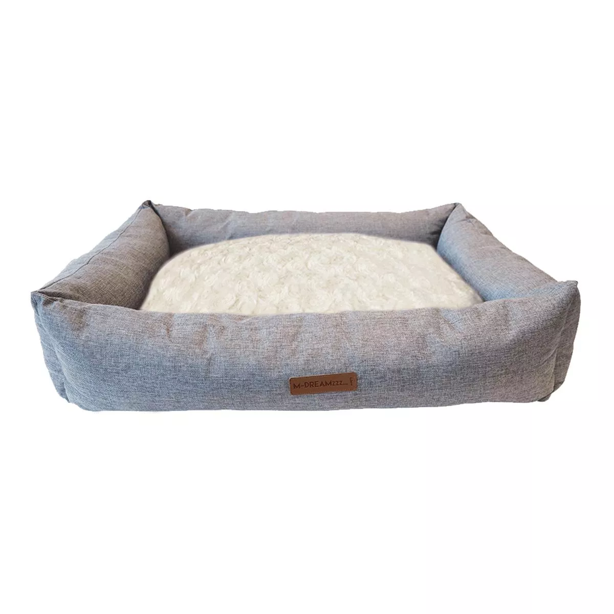 M-Pets Oleron Basket Light Grey L