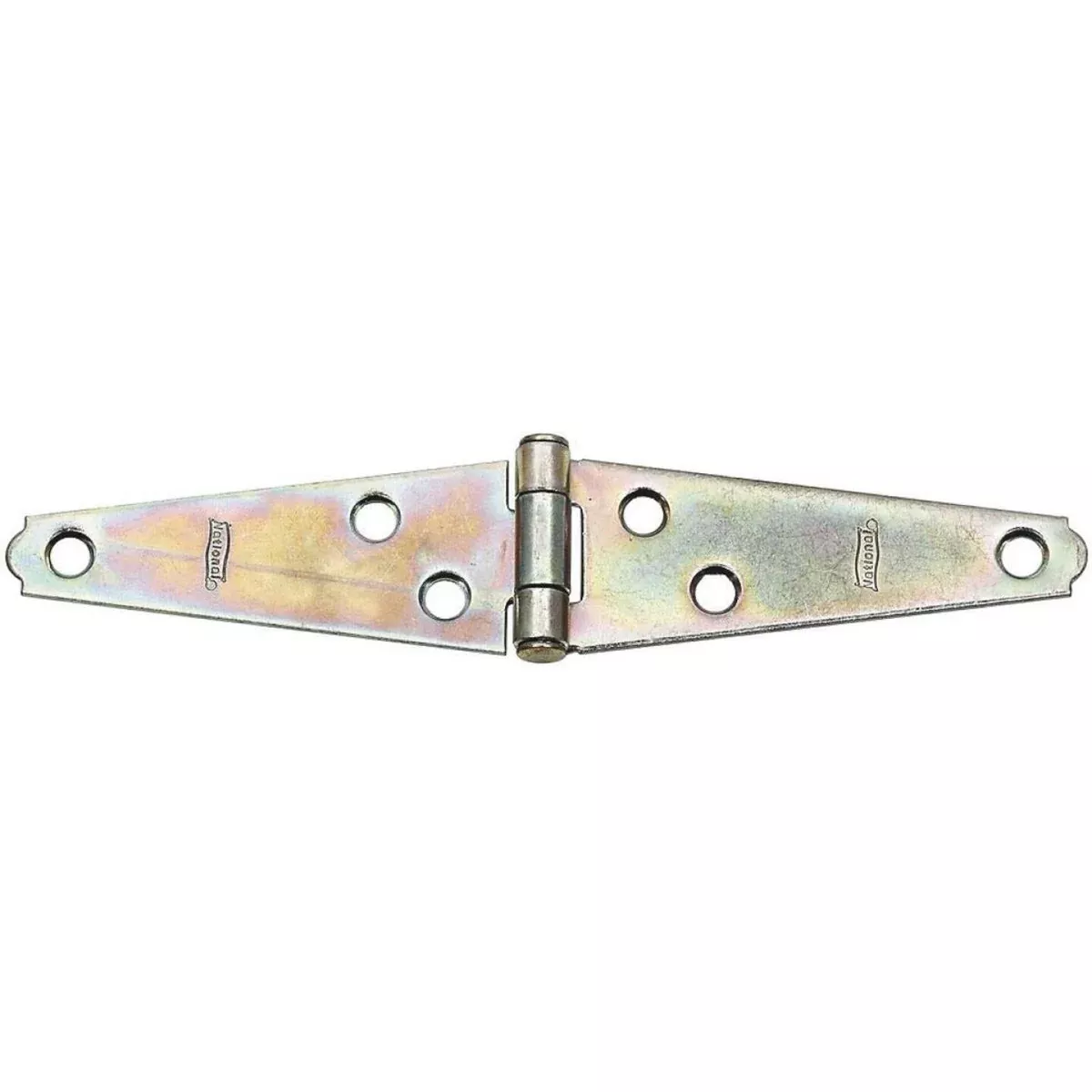 National 3 In. Zinc Light Strap Hinge