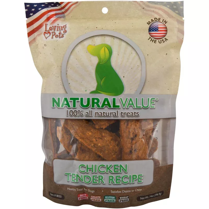 Natural Value Soft Chew Dog Treats All-Natural, Grain-Free