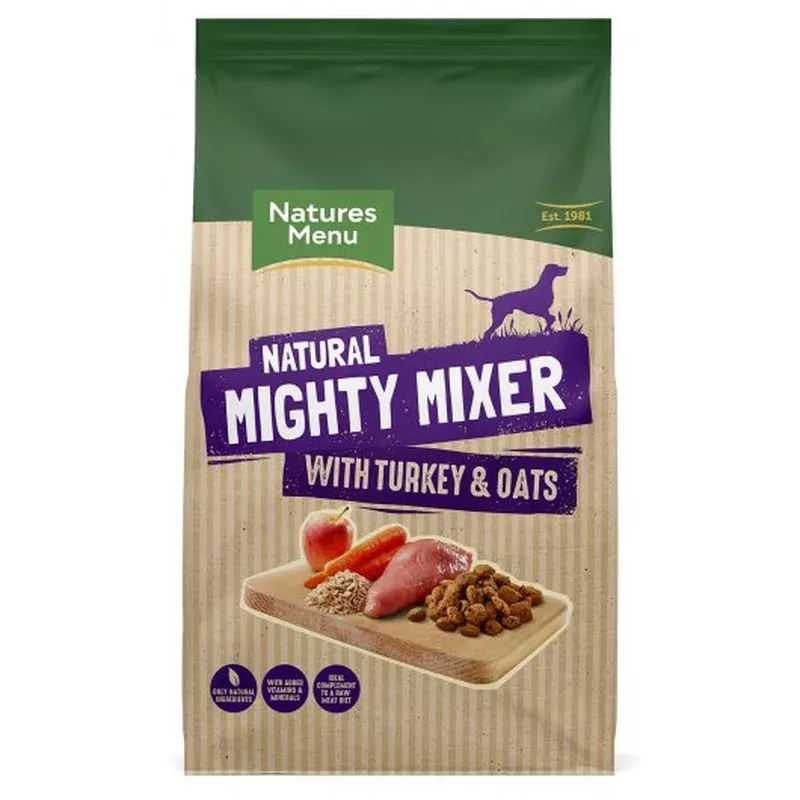 Natures Menu Mighty Mixer with Turkey & Oats for Dogs