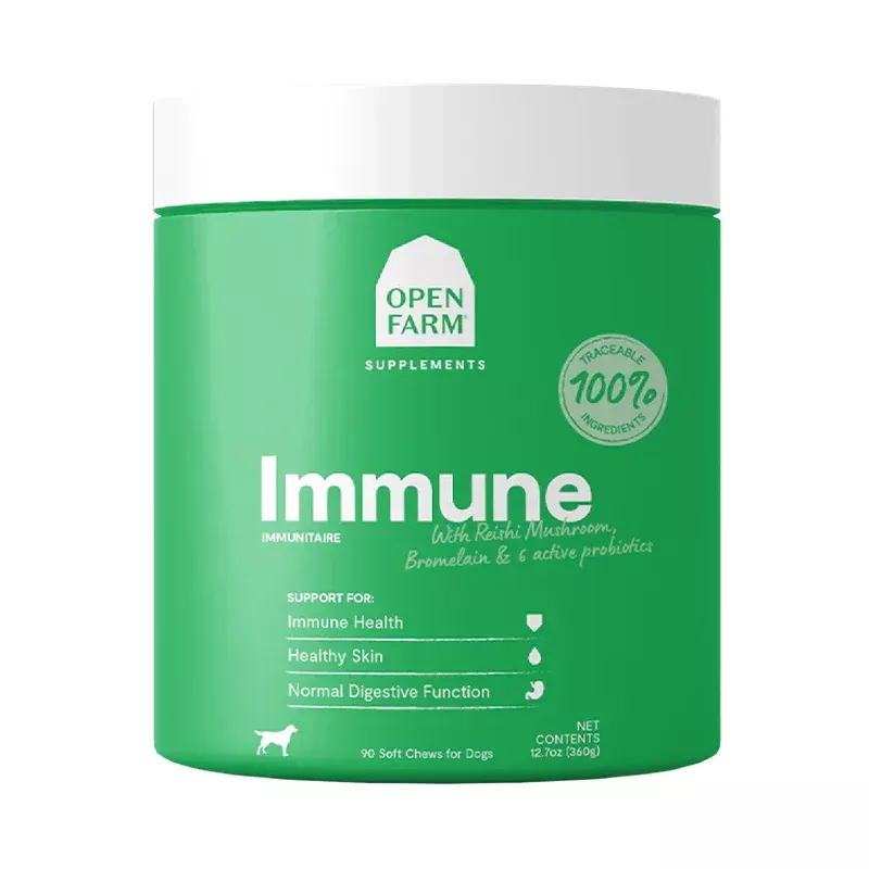 Open Farm Immune Chews Dog Supplement 12.7oz 90 count