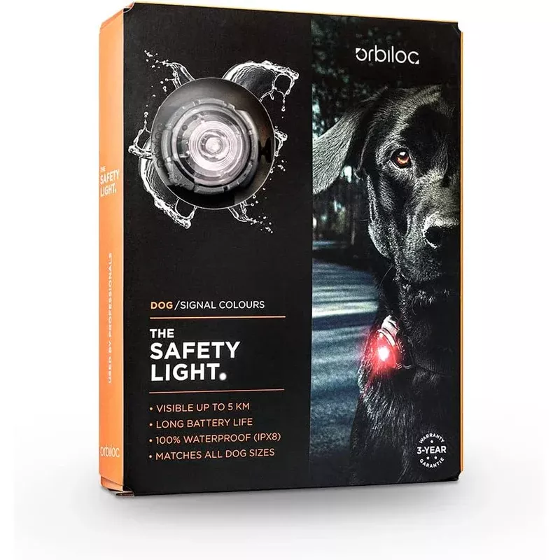 Orbiloc Dog White Dual Safety Light
