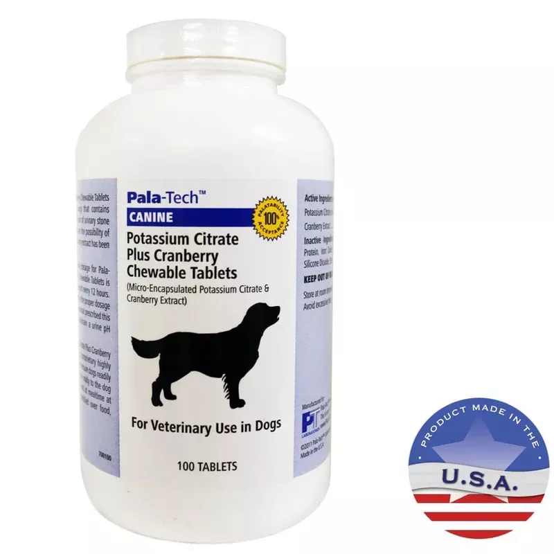 Pala-Tech Potassium Citrate Plus Cranberry, 100 Tablets