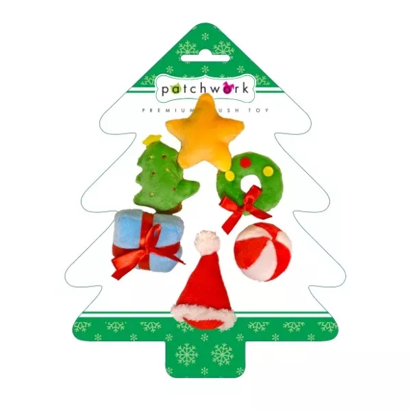 Patchwork Pet Holiday Cat Tree 3″ Cat Toys