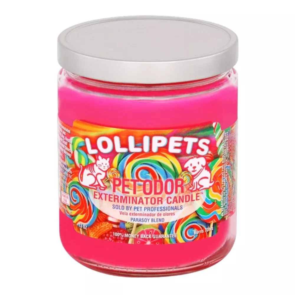 Pet Odor Exterminator Candle Lollipets 13oz
