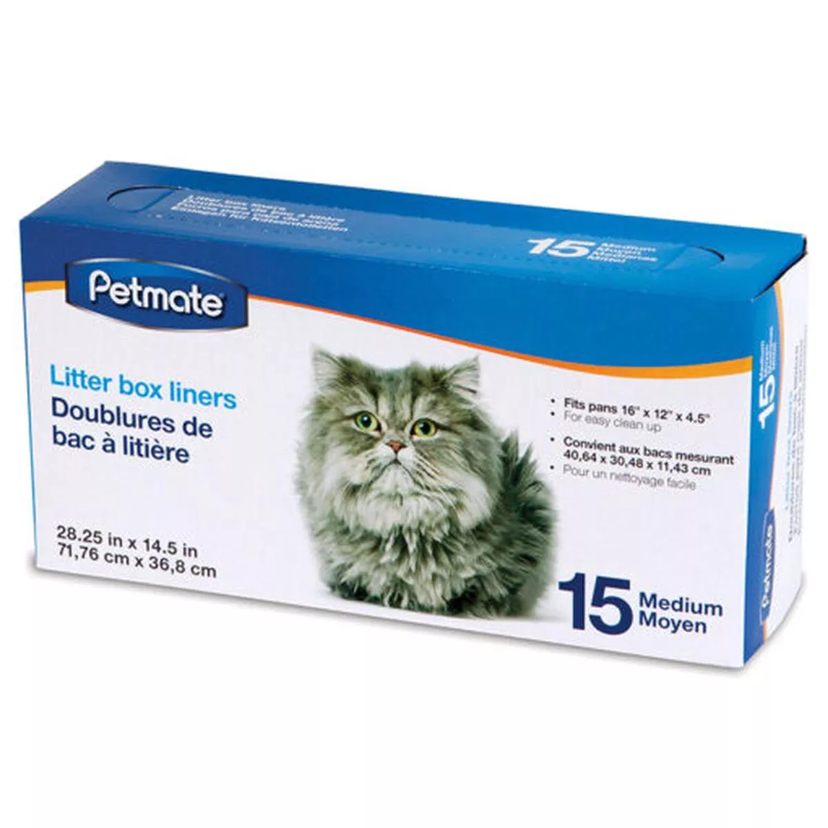 PETMATE PAN LINERS(M) (15pcs)29007