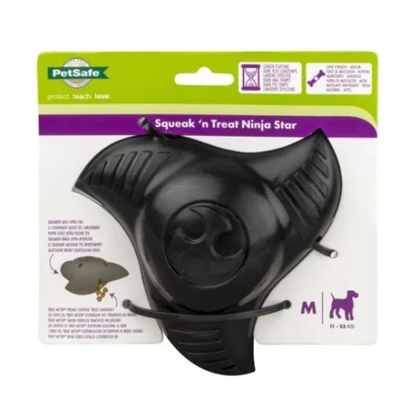 Petsafe Squeak ‘n Treat Ninja Star Medium