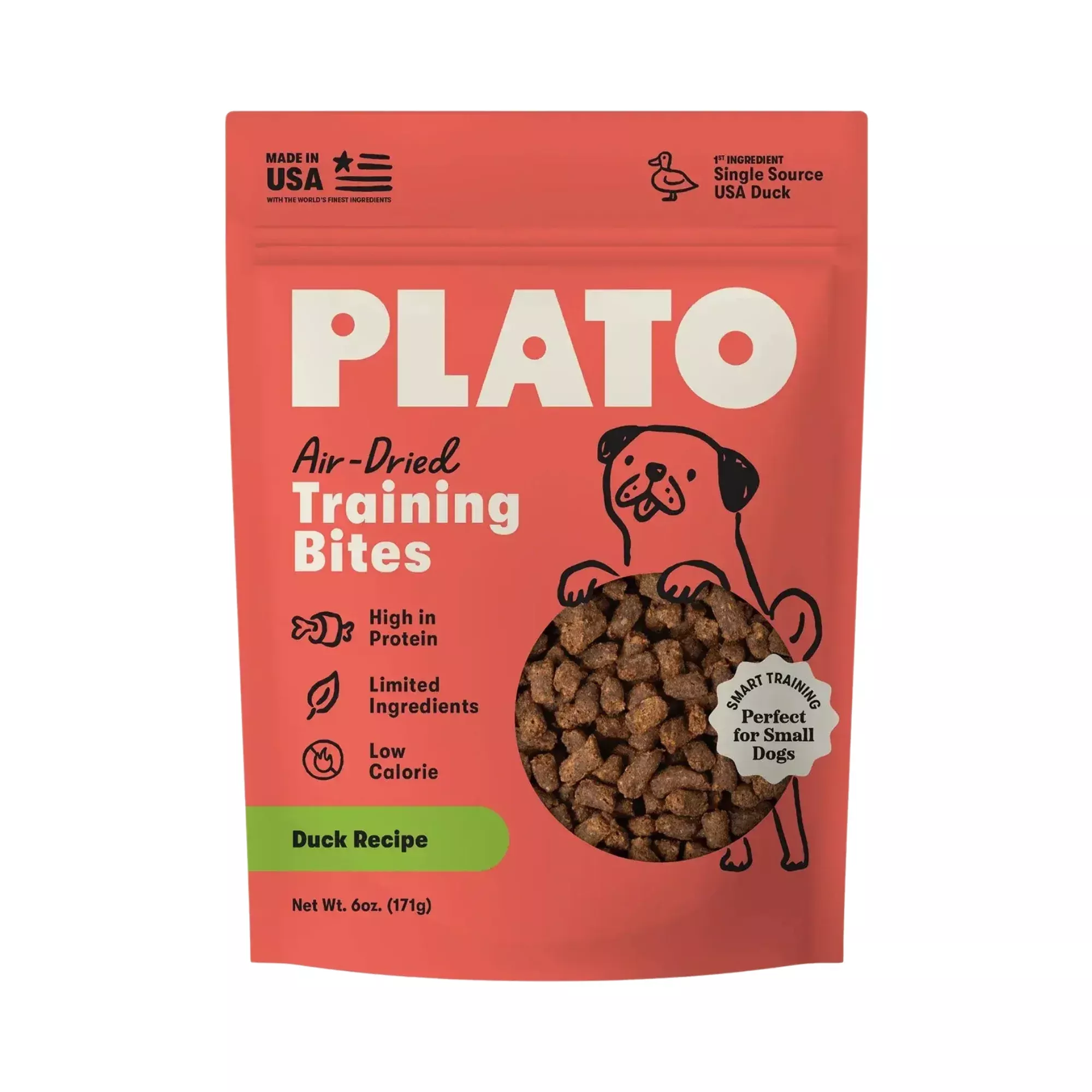 Plato Small Bites Duck Dog Treats