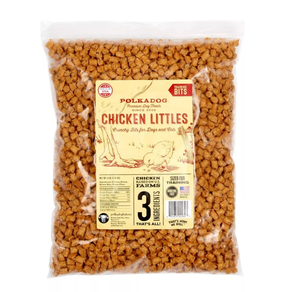 Polkadog Chicken Littles 5lb Bulk (Bits) Dog Treats