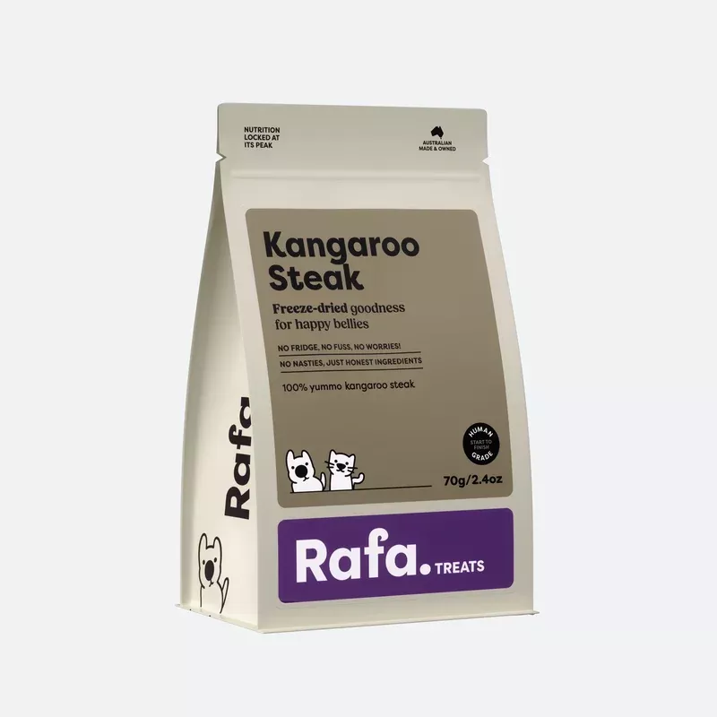 RAFA Freeze-Dried Kangaroo Steak 70g