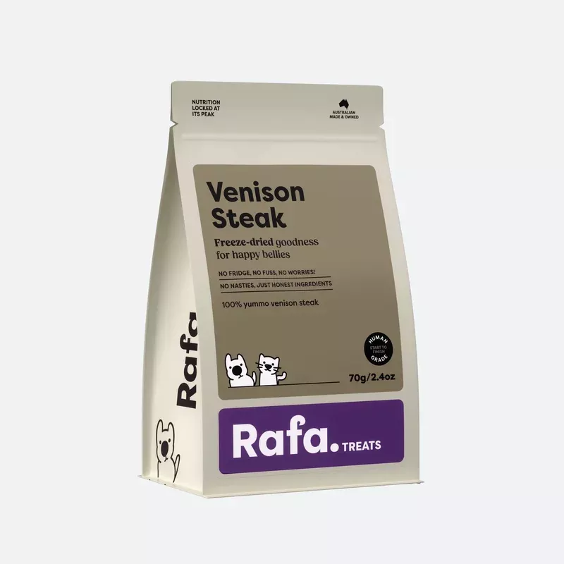 RAFA Freeze-Dried Venison Steak 70g