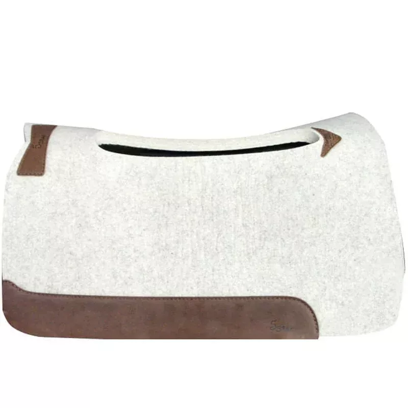 “The Rancher” 5 Star Self-Contouring Wool Saddle Pad for Horses