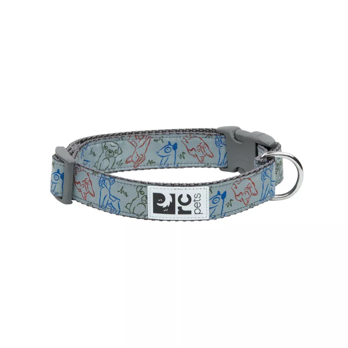 RC PETS Dog Clip Collar, Doodle Dogs, XS, 5/8″/ 7″- 9″