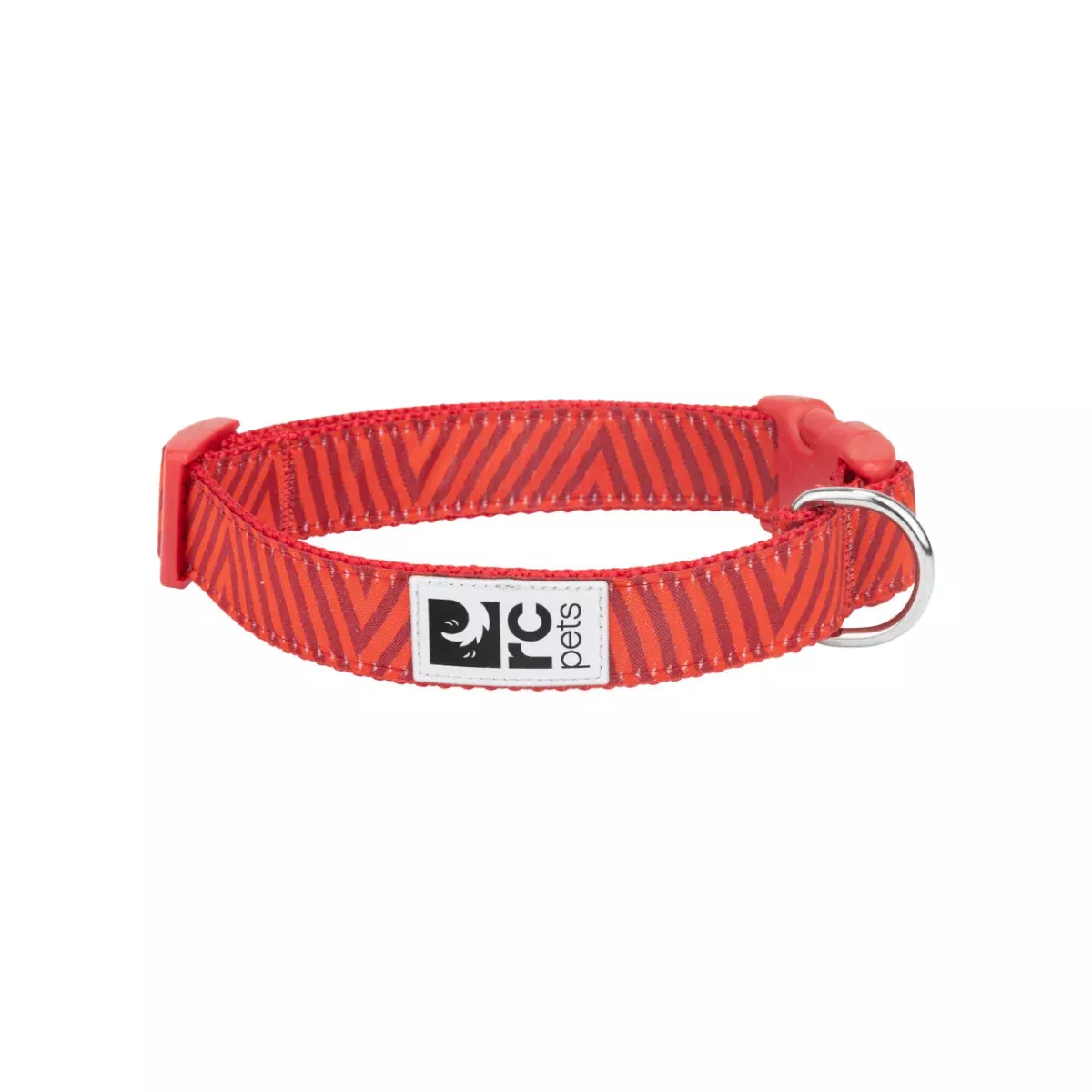 RC PETS Dog Clip Collar, Goji Chevron, XS, 5/8″/ 7″- 9″