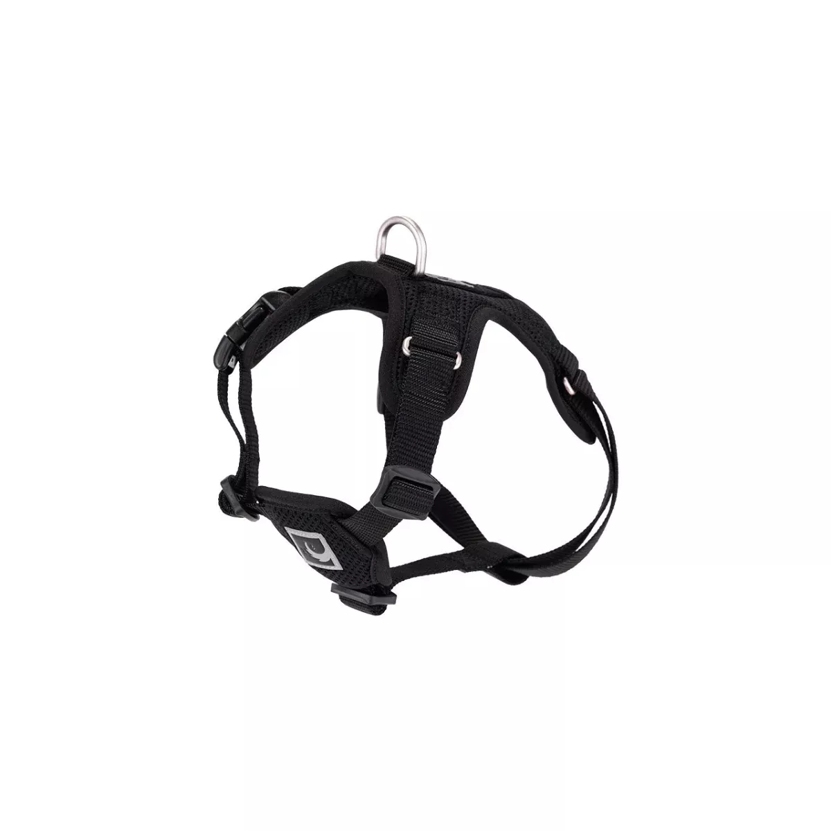 RC PETS Dog Forte Step In Harness, Black, XL, 30″ – 40″
