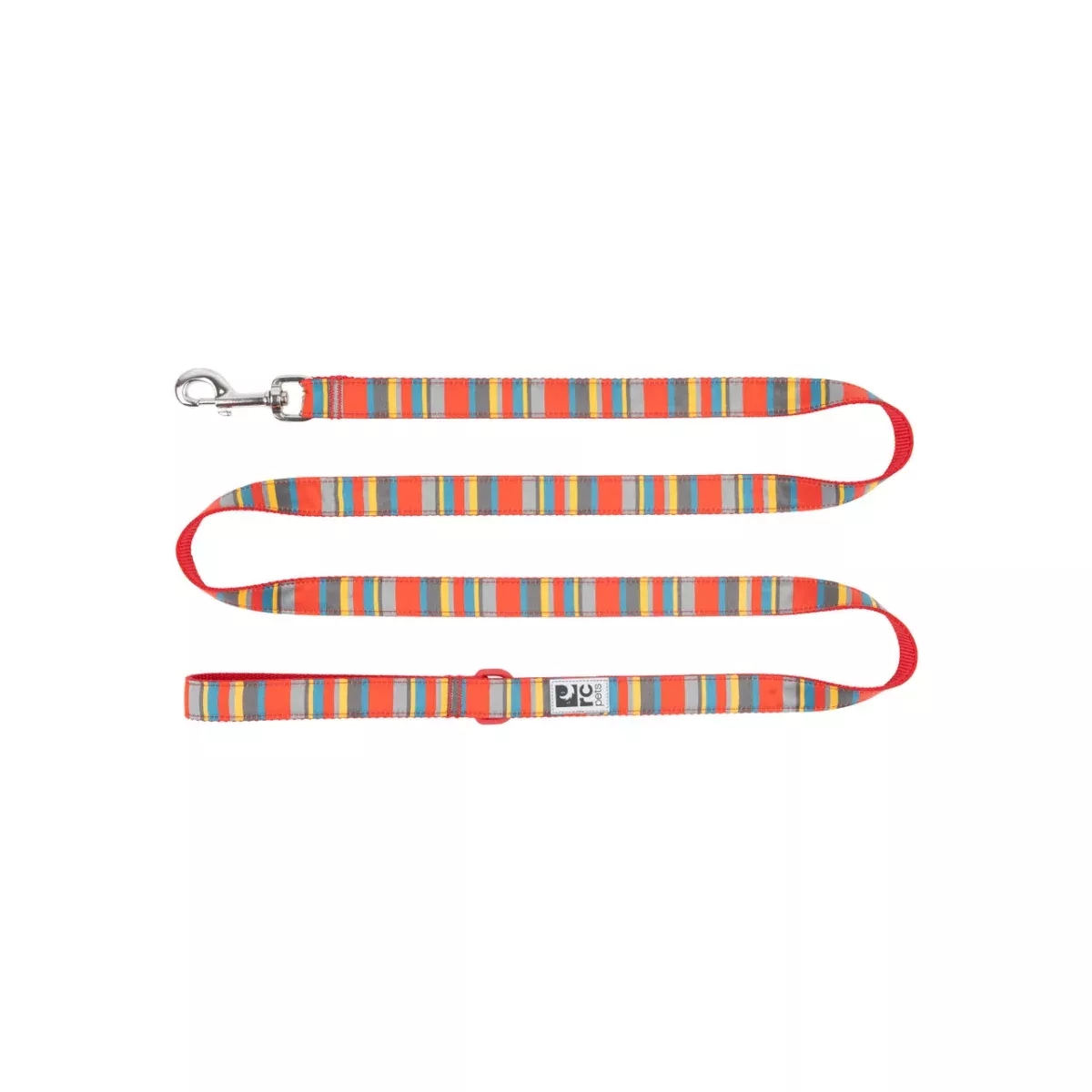 RC PETS Dog Leash, Multi Stripes, 1″x6′