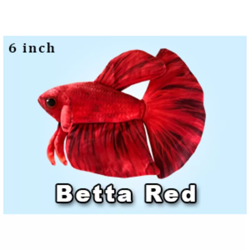 Red Betta Fish Plush