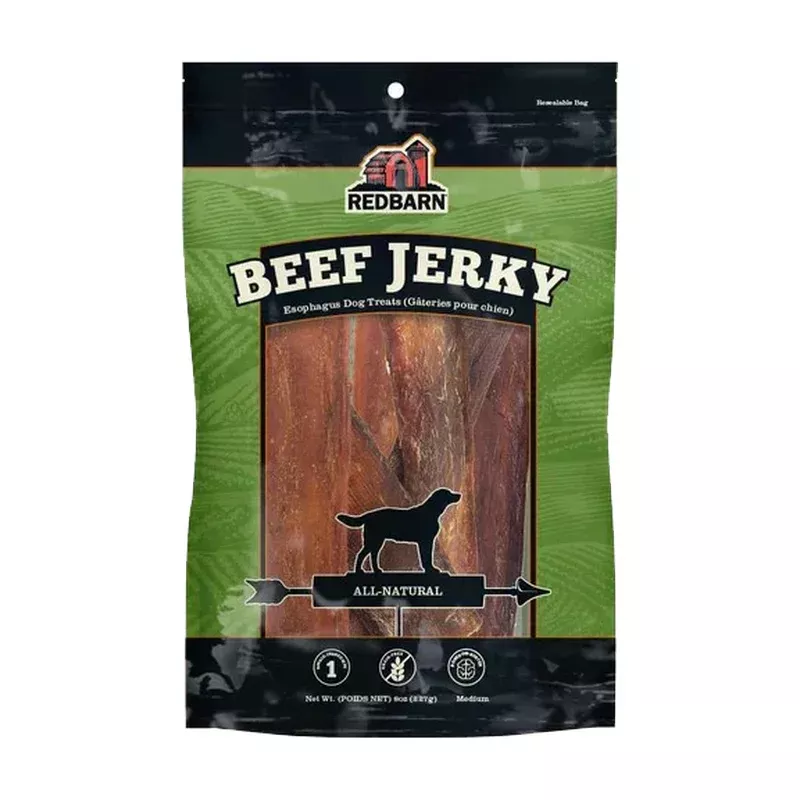 Redbarn Medium Beef Jerky 6-Count, Dog Chew