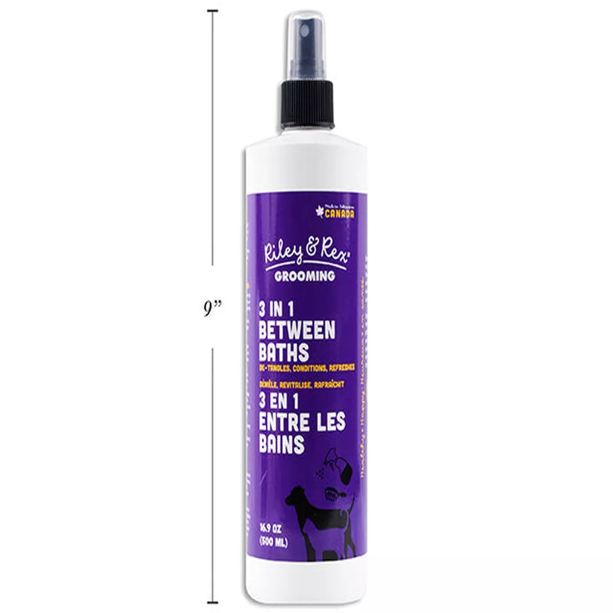 Riley & Rex Grooming 3 in 1 Between Baths for Pets 16.9oz (500ml)