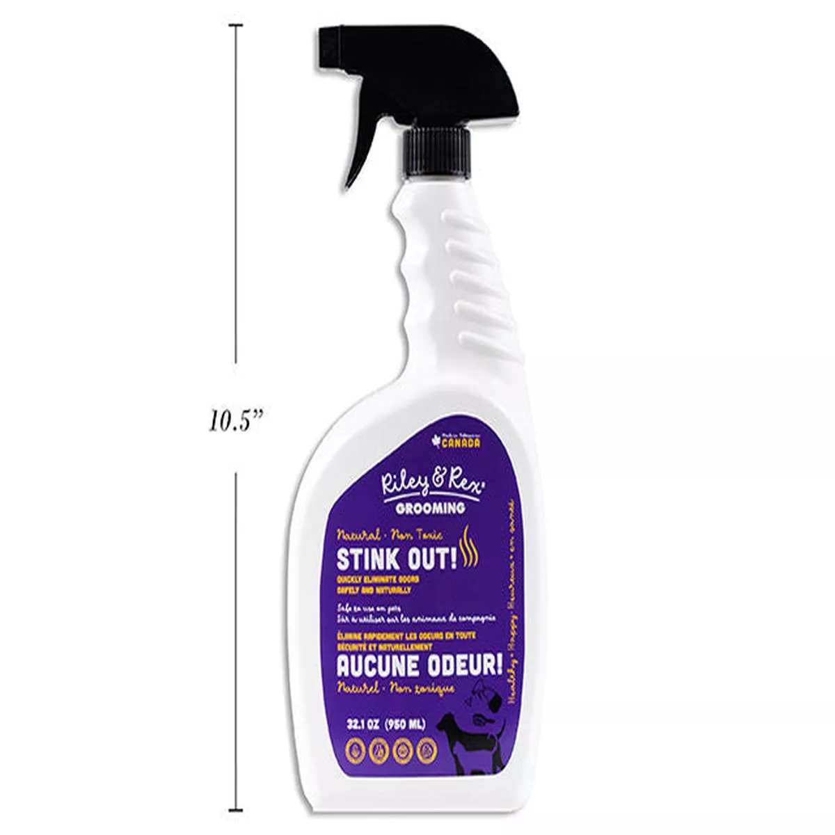 Riley & Rex Grooming Stink Out! for Pets – Non-toxic 32.1oz (950ml)