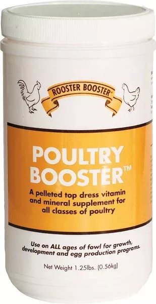 Rooster Booster Poultry Pellet Dressing Supplement