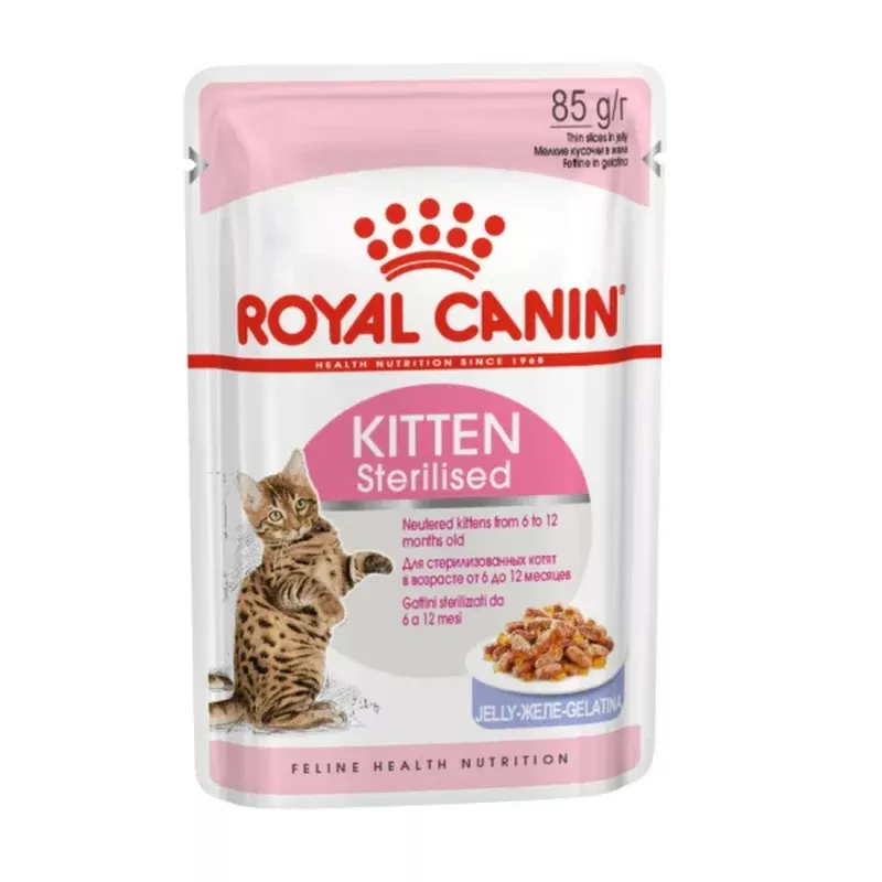 Royal Canin Kitten Sterilised Jelly 12x85gr