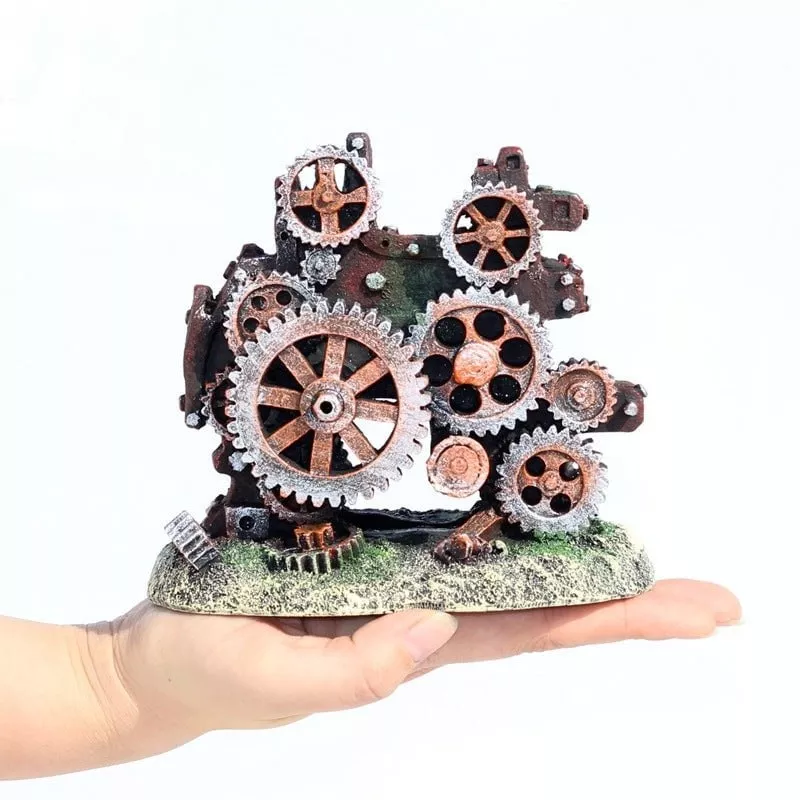 RQ155 Wheel Aquarium Decoration 15x10x13.5cm